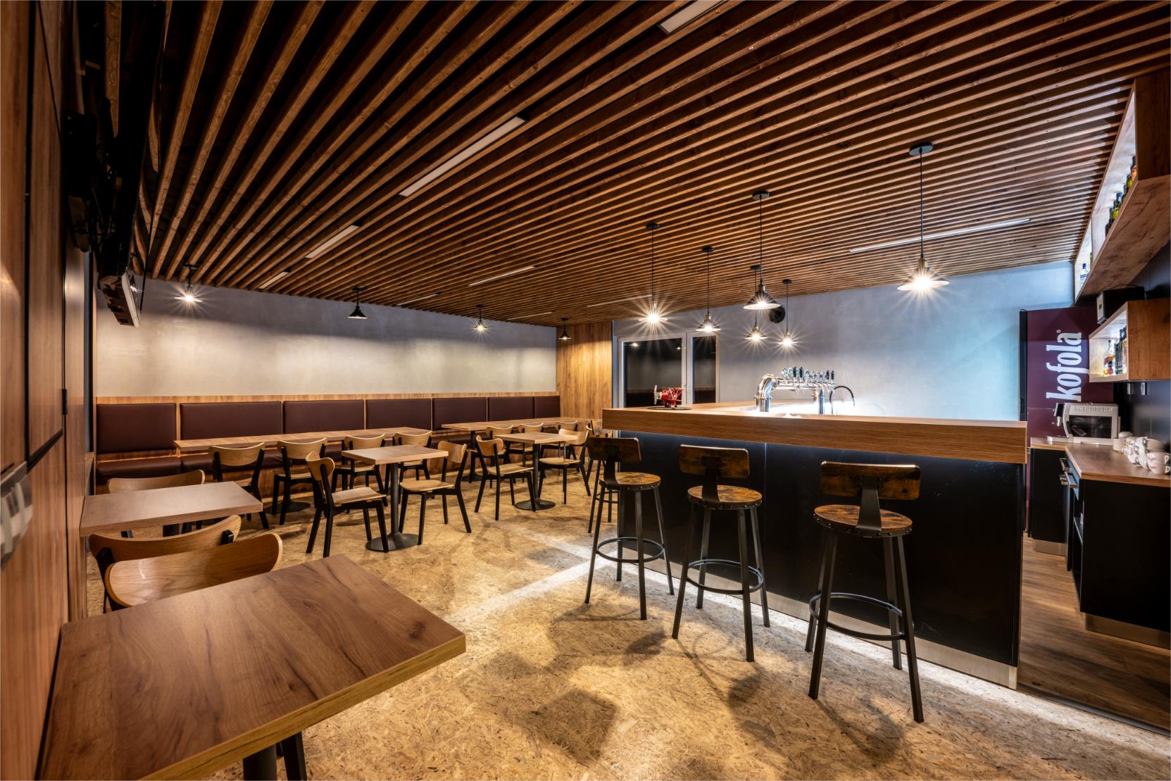 interiér restaurace